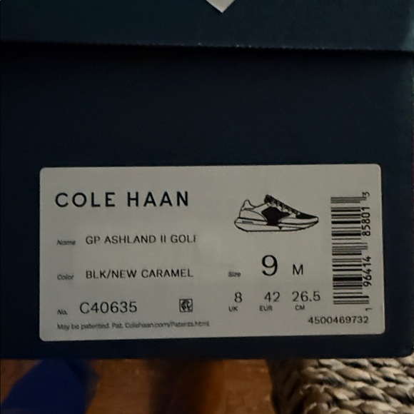 Cole Haan Men's Black Golf Shoes - Picture 4 of 4